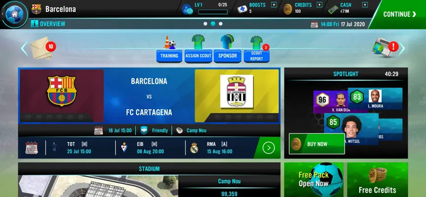 Soccer Manager 2021 android App screenshot 3